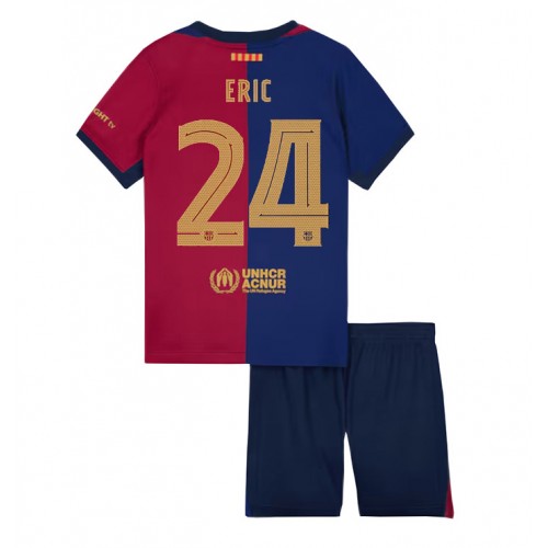 Dětský fotbalový dres Barcelona Eric Garcia #24 2024-25 Domácí Krátký Rukáv (+ trenýrky)